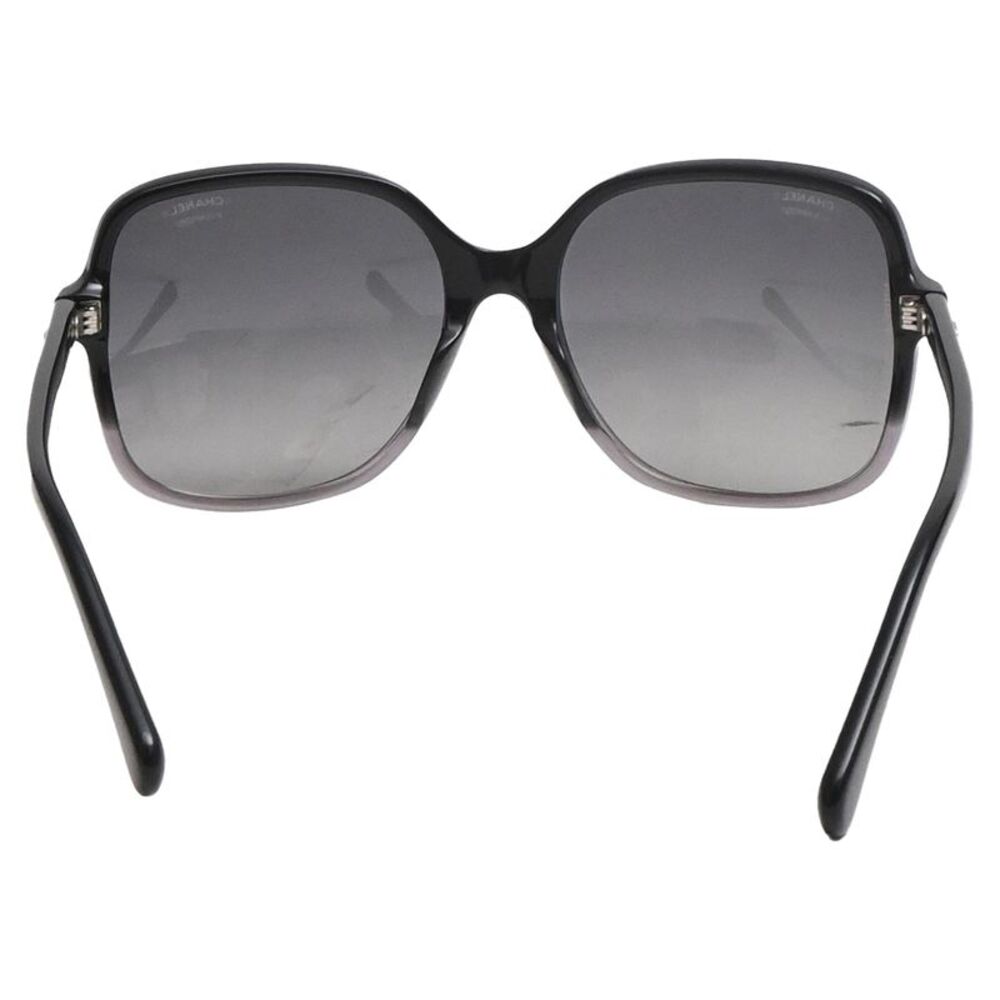 Chanel Gradient Oversized Sunglasses in Black Acetate - Picture 3 of 9